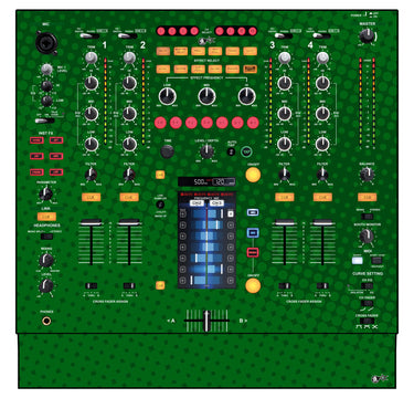 Pioneer DJ DJM 2000 Skin Gradienter Green